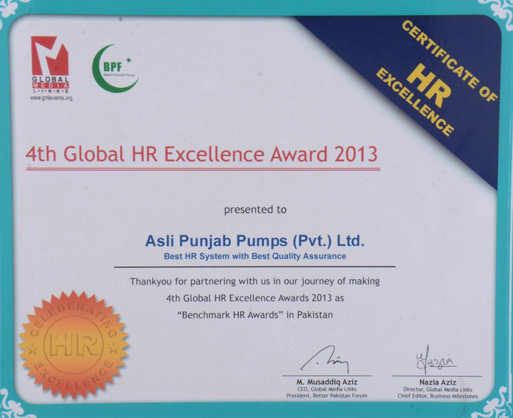 4th Global HR Excellence Award 2013